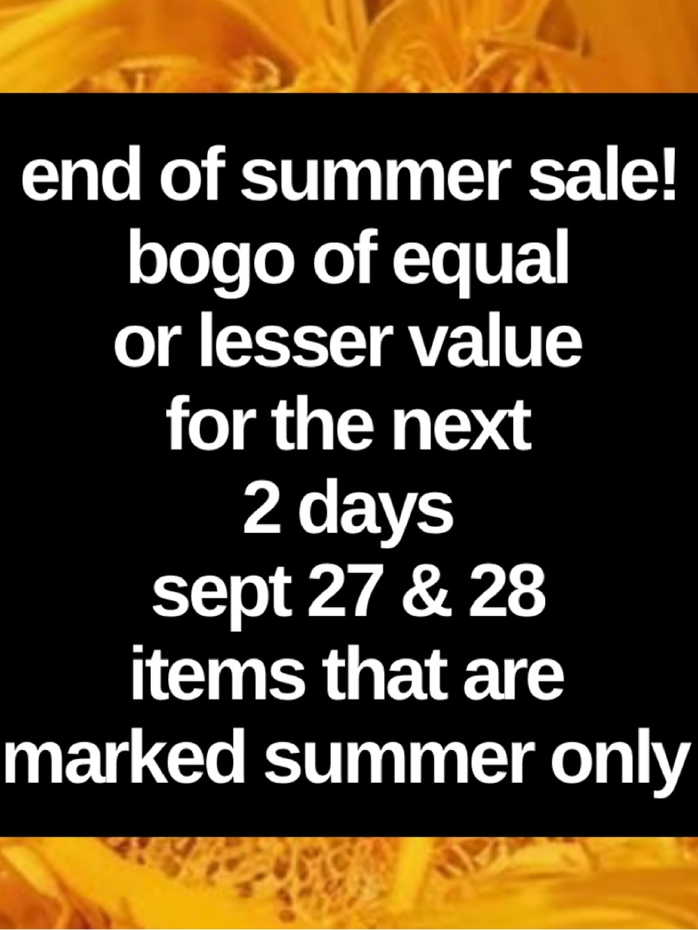 Sale